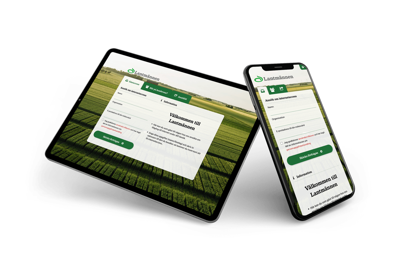 Lantmännen captive portal
