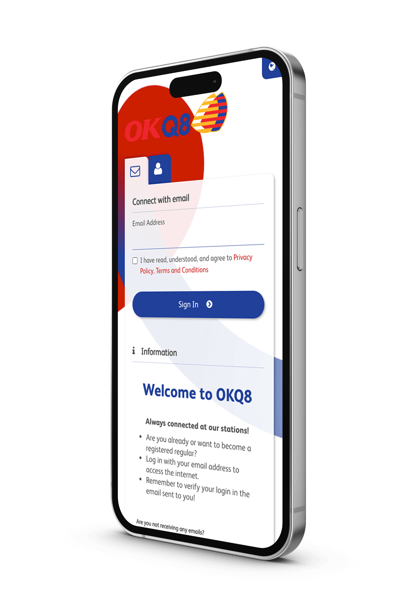 OKQ8 / Q8 captive portal
