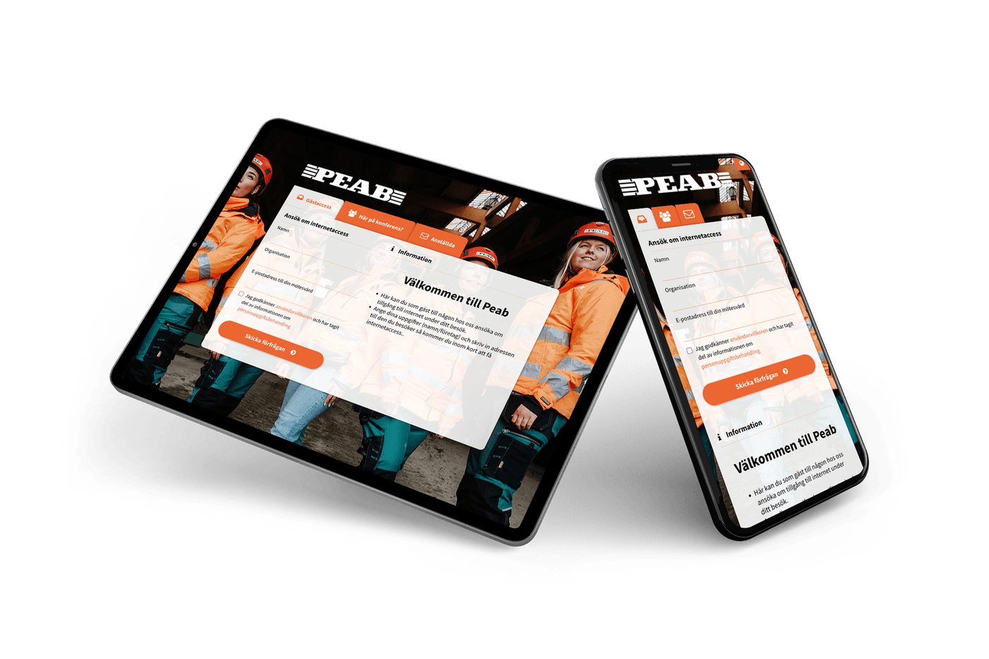 Peab captive portal