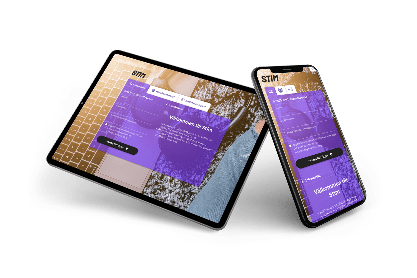 STIM captive portal